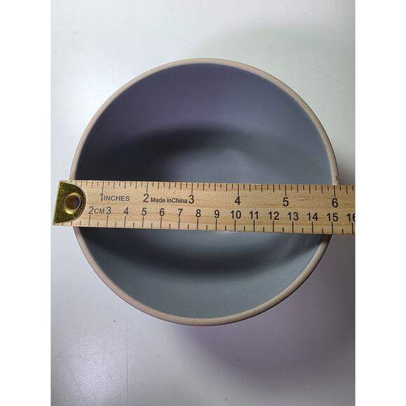 Set of 4 STONE + LAIN Charcoal Modern Stoneware Cereal Soup Bowls - Picture 7 of 10